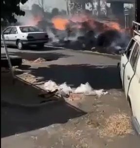 🚨 🚨 השריפה בכיכר המרכזית של מאה וטארבר קראג' והיירוט של קסבה למנהלים כרגע