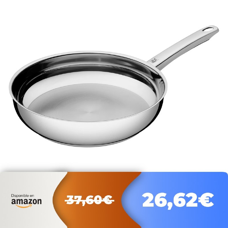 🔥 WMF Favorit - Sartén inoxidable de 20 cm, para inducción  🔥 ¡BUEN precio! ¡Mín