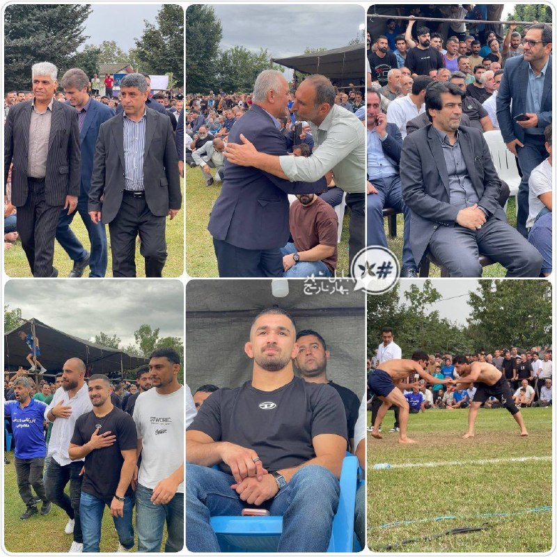 کانال بابل شهر بهار نارنج: مسابقات کشتی لوچو در روستای آقاملک بخش لالهآباد بابل عکس: محمد حسیننتاجآدینه، ۳۰ مرداد ۱۴۰۵.⭕️ایتا:https://eitaa.com/j