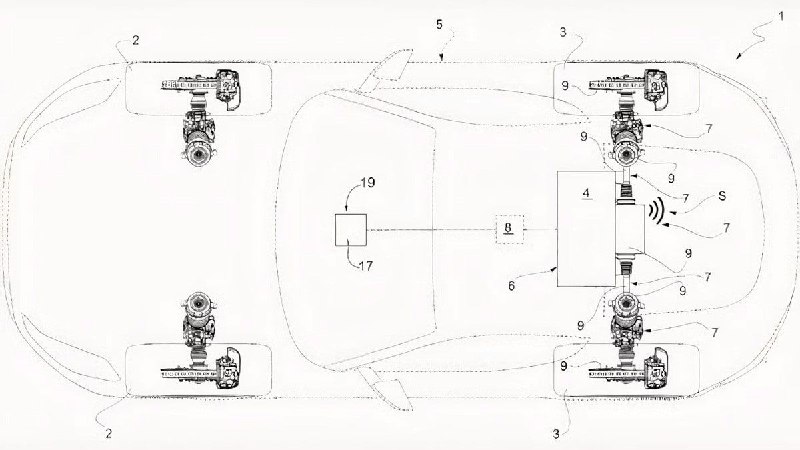 Ferrari запатентовала инновационные системы для своего электромобиля 2