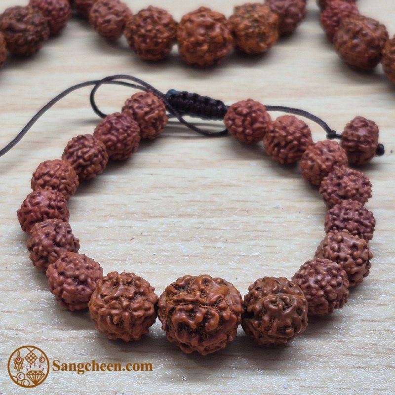 سنگچین | سنگ اصل، رودراکشا: 📿 دستبند طبیعی رودراکشا اصل هندی 😍💫دستبند فول انرژیک رودراکشا حنادار اصل با نخ کشویی و قابل تنظیم📿برخی از خواص قدرتمند ر