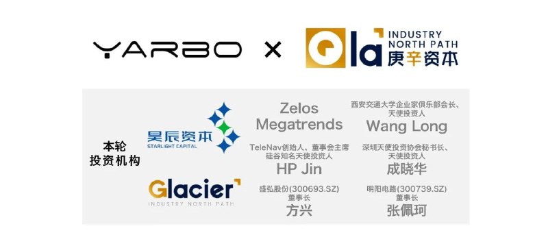 庭院机器人汉阳科技Yarbo获过亿元Pre-A轮融资，昊辰资本独家领投，庚辛资本中国跟投并担任独家长期战略财务顾问感谢项目组的专业服务！非常认同Allen的话：最好的合作关系是共同成长、互相滋养、彼此成就