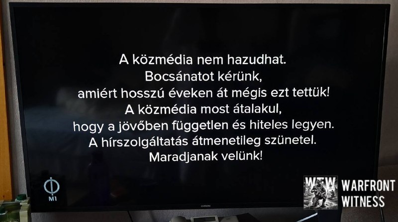 ️🇭🇺 רויטרס: השידור הציבורי הונגרי בבעלות המדינה השעה זמנית את שידורי החדשות שלו, כאשר הממשלה החדשה משנה א…