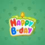 B-Day Candle #17