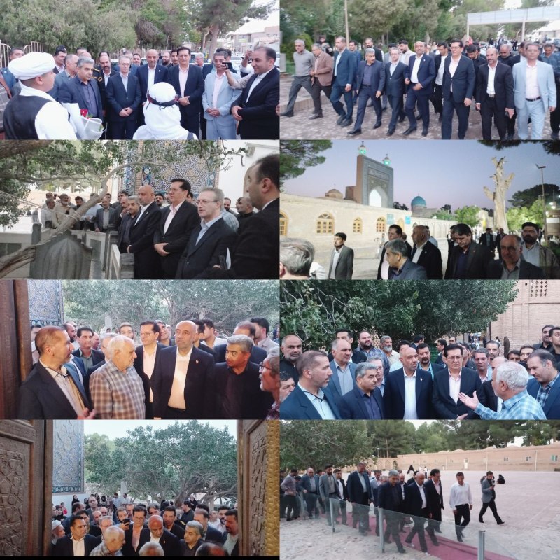 تربت جام آنلاین: 🔸بازدید وزیر تعاون از مجموعه تاریخی و فرهنگی مزار شیخالاسلام احمد جامی🔹دکتر احمد میدری، وزیر تعاون، کار و رفاه اجتماعی،