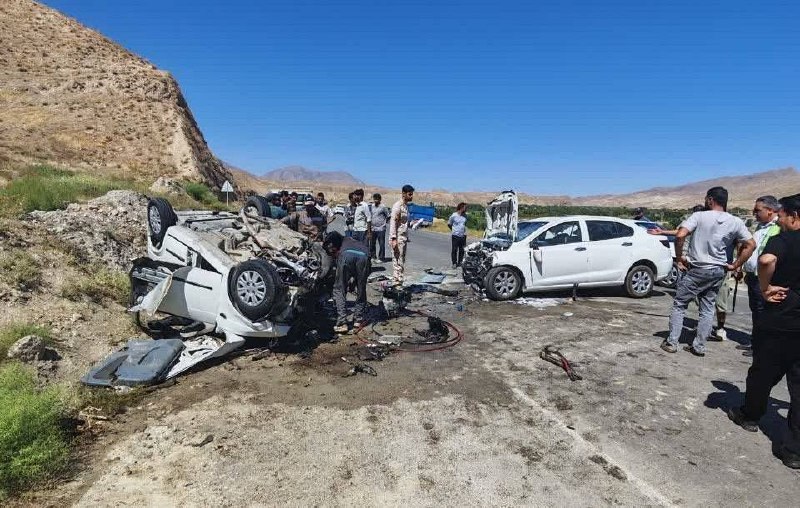 درگزخبر: دو کشته در تصادف دو خودرو در محور درگز ـ قوچانرئیس پلیس راه درگز-قوچان:🔸صبح امروز دو دستگاه خودروی سواری شاهین و تیبا در