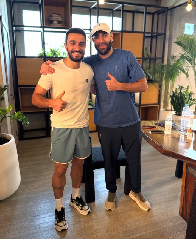 📸 Siamak Nemati's meeting with Karim Benzema in Dubai