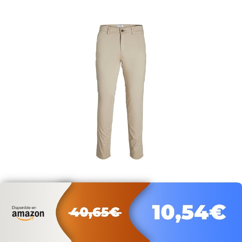 🔥 JACK & JONES Jjimarco Jjbowie Sa - Pantalones de hombre  😱 -74%! MEGAprecio! ¡
