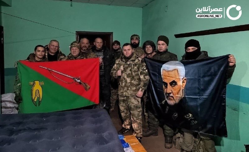 آوای جلفا(جلفانین سسی): تصویری منتشر شده است که سربازان روسی را در منطقهٔ دونتسک نشان میدهد؛ آنان پرچمی را برافراشتهاند که بر روی آن تصویر شهی