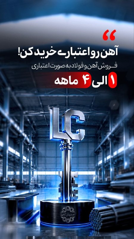 اصفهان آهن: 💢 فروش اعتباری کلیه محصولات فولادی 💢📍 به صورت LC📍 یک الی چهار ماهه📍میلگرد،تیرآهن،ورق،لوله و پروفیل و ...📍با نرخ مناسب☎️