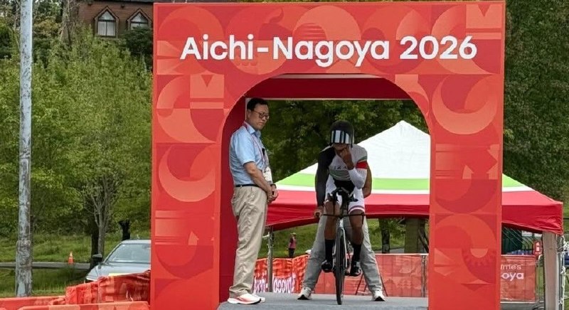 Nagoya Asian Games; 8th place of the Iranian team in cycling in the time trial