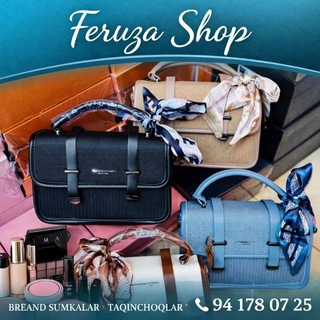FERUZA Shopp brend sumkalar.Taqinchoq va kosmetika vositalari ham bor.