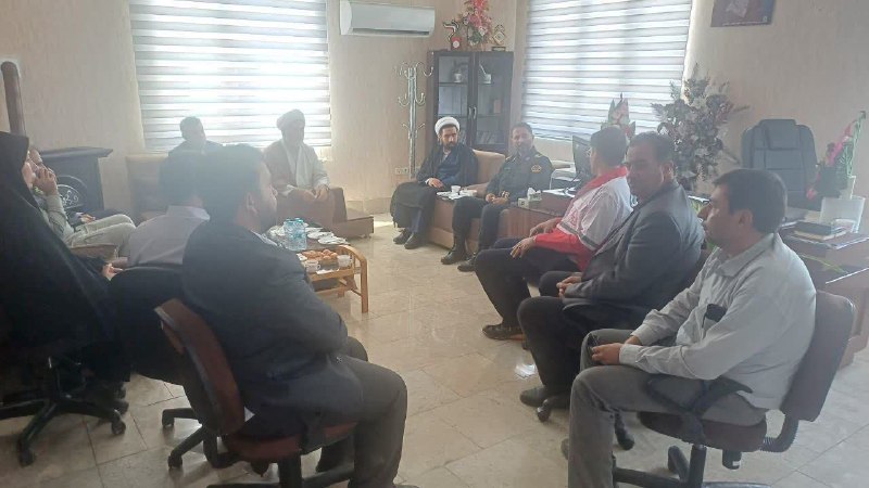 درگز آنلاین: 🔸در راستای تداوم همکاریهای سازنده میان نهادهای اجرایی و امنیتی شهرستان درگز، هیئتی متشکل از رؤسای ادارات و بخشهای مختل