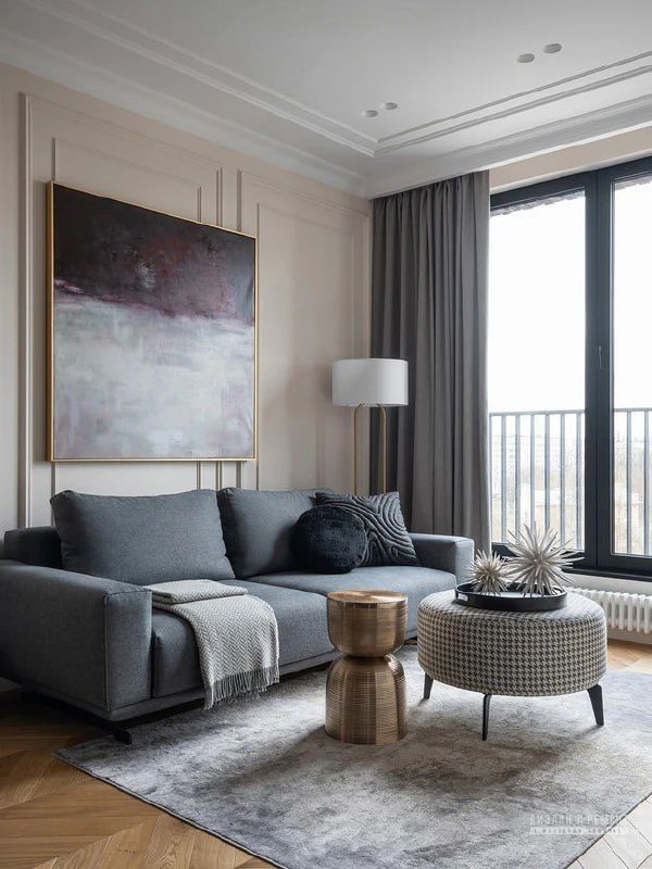 Квартира 50 м Планировку почти не меняли лишь перенесли вход в спальню из прихожей в гостиную так она стала приватнее, а в коридоре появилось место... - изображение 4 - прихожей, дизайн, квартира