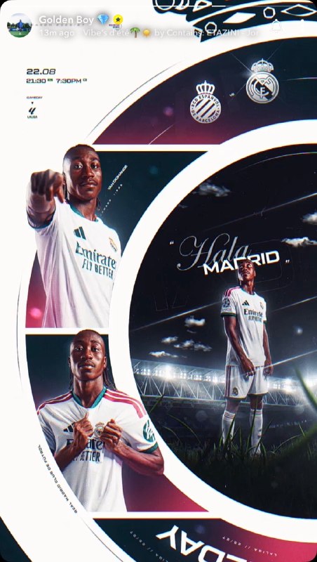 رئال مادرید | Real Madrid: 🌟دیومانده تو اسنپ‌چت📸👑@FCRealMadrid |