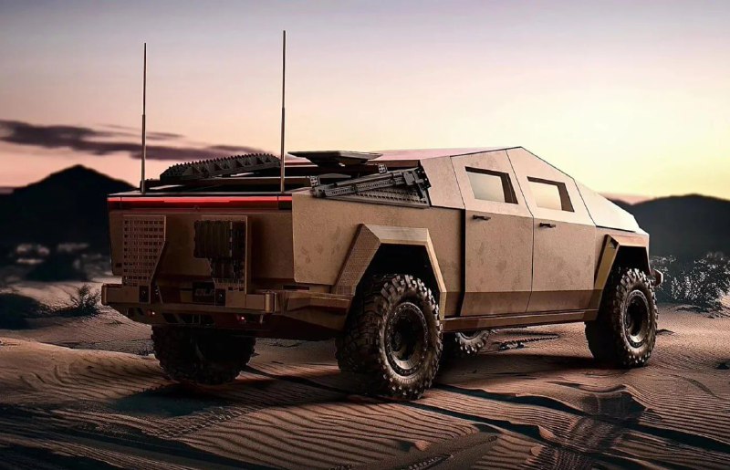 Tesla Cybertruck превратили в броневик 2