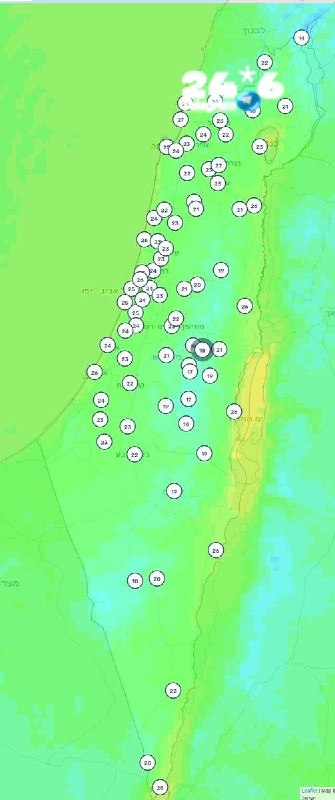 🇮🇱 תחזית מזג האוויר להיום: היום מעונן חלקית. במהלך הבוקר בעיקר בצפון הארץ ובמישור החוף יתכן טפטוף עד גשם…