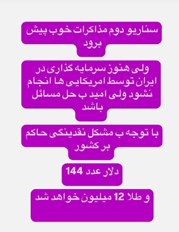 بورس زعفران خراسان: دو سناریو در صورت توافقhttps://t.me/khorasanSaffronhttps://instagram.com/_u/khorasan_saffron_officialدو سناریو در صورت ت