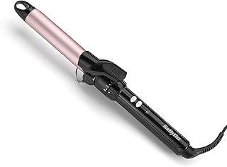BaByliss Rizador de 25 mm - Tenacilla para rizar, Barril Satin Touch, 10 ajustes