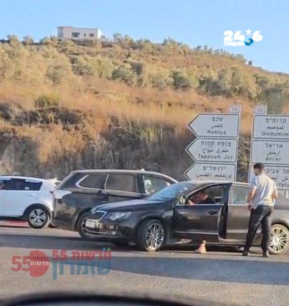 🇮🇱 כביש 55: בעקבות תאונת דרכים בצומת ג׳ית, במקום מורגשים עומסי תנועה.