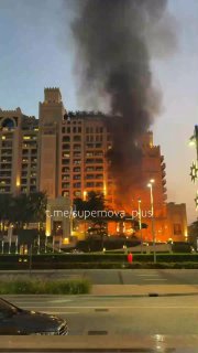 Последствия прилетов в Дубае