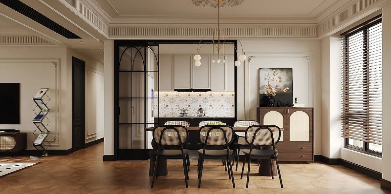 Погрузитесь в изысканный мир французского дизайна, взглянув на шикарную квартиру, в которой неоклассическое величие сочетается с современной утонче... - изображение 2 - сочетается, погрузитесь, изысканный