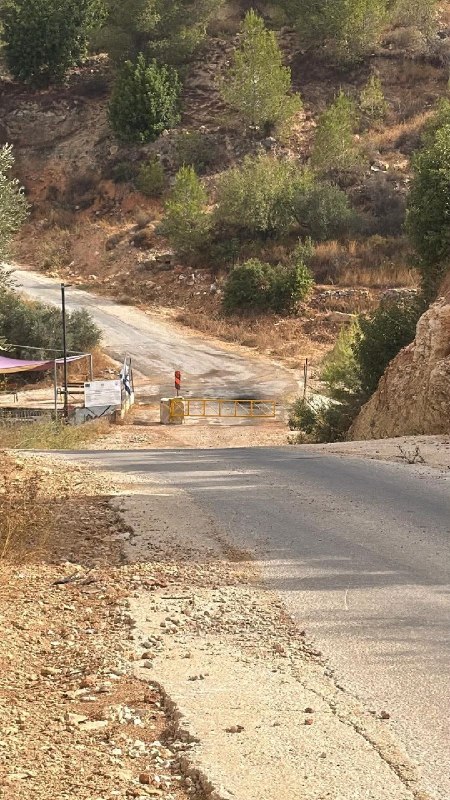 מקורות מקומיים: מתנחלים תופסים גן ציבורי ב"ואדי חמד" בכפר כפר נימה, ממערב לרמאללה, ומציבים בכניסה שער ברזל…