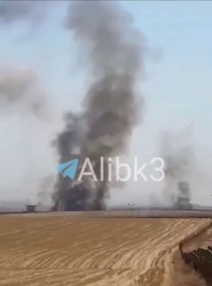 💢💢 תמונות של אתר פגיעת הקליע ליד נמל התעופה ארביל, עיראק