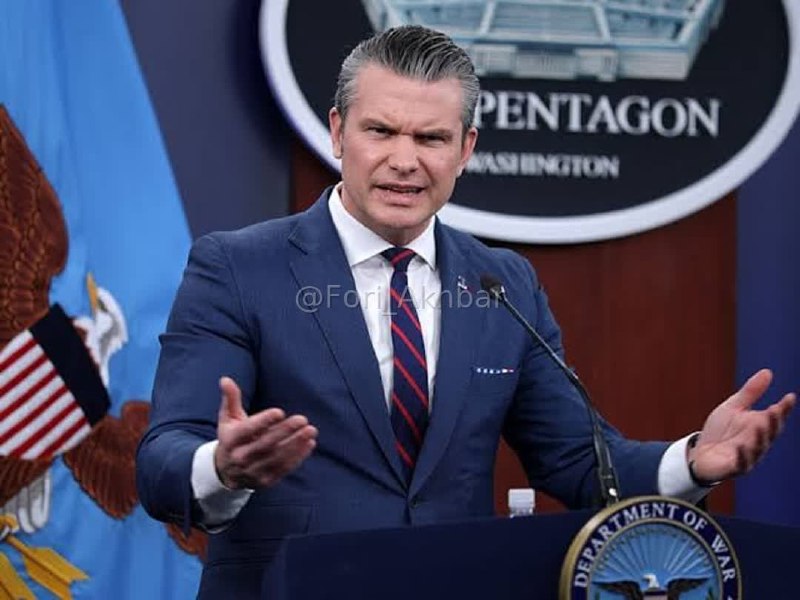 اخبار فوری ایران و جهان: 🇺🇸روزنامه والاستریت ژورنال به نقل از اشخاص مطلع:🔹انتظار میرود دن دریسکول، وزیر ارتش آمریکا، پس از ماهها تنش با پیت هگ