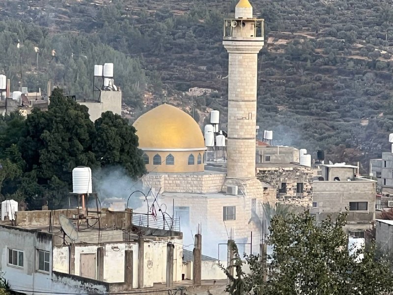 דחוף | עימותים פורצים בעיירה ביתא שמדרום לשכם, והכיבוש יורה פצצות גז מדמיע.