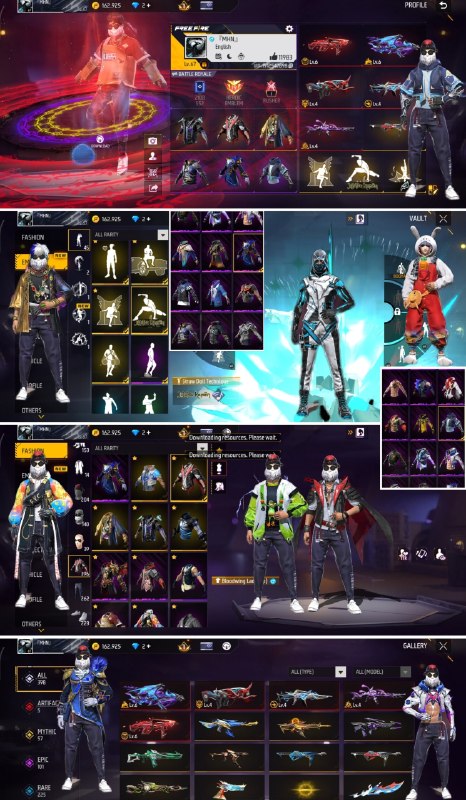 دنیای اکانت فری فایر freefire: 8800. Gh
