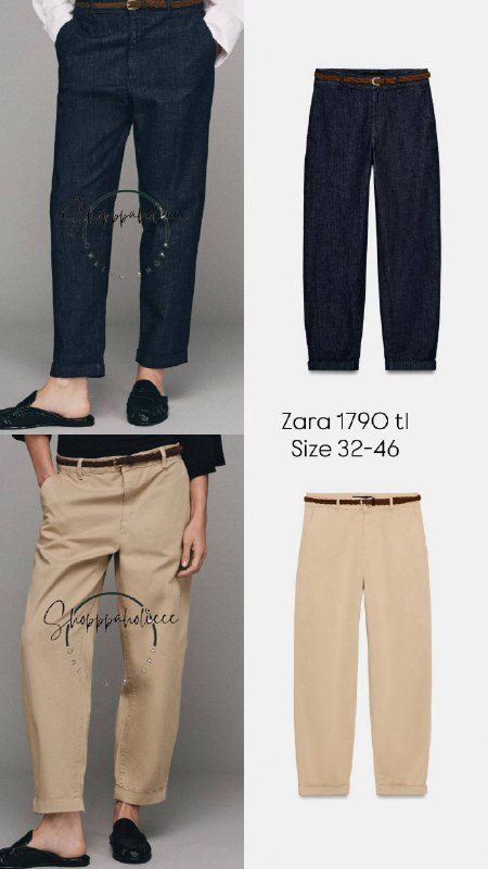 Shoppaholicc: شلوار جنس کتان که برای پاییز بسیار گزینه خوبی هست و این شلوار همراه خودش یه کمر بند خوشگل هم داره من رنگ جین این شلوار ر
