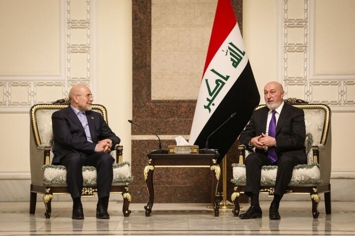 ایران خبر: قالیباف: هدف آمریکا چپاول کشورهای خلیج فارس است🔹️رئیس مجلس در دیدار با رییس جمهور عراق: آمریکا به کشورهای خلیج فارس و من