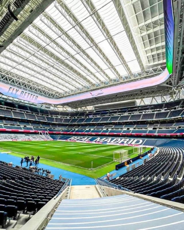 رئال مادرید | Real Madrid: برنابئو آماده بازی امشب @RealMadridFans