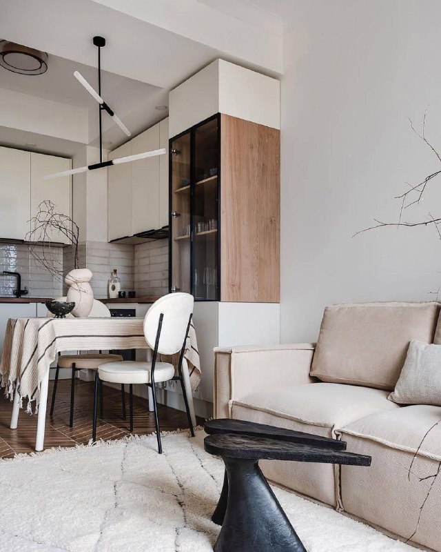 Квартира в стиле джапанди это философия тишины и порядка Здесь нет ничего случайного у каждого предмета есть своя функция и место. Светлые природны... - изображение 2 - telegram, view, квартира