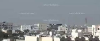 צילומים המתעדים את רגע פגיעתו של הטיל החות'י בנמל התעופה הבינלאומי של עדן בתימן שבשליטת PLC.