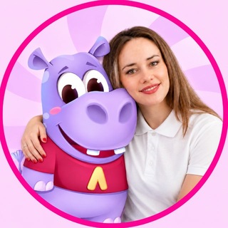 Telegram profile photo for Онлайн-школа «Логопотам» || логопед, развитие речи