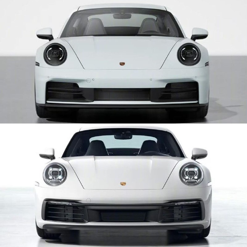 Обновленный Porsche 911 (До/После)