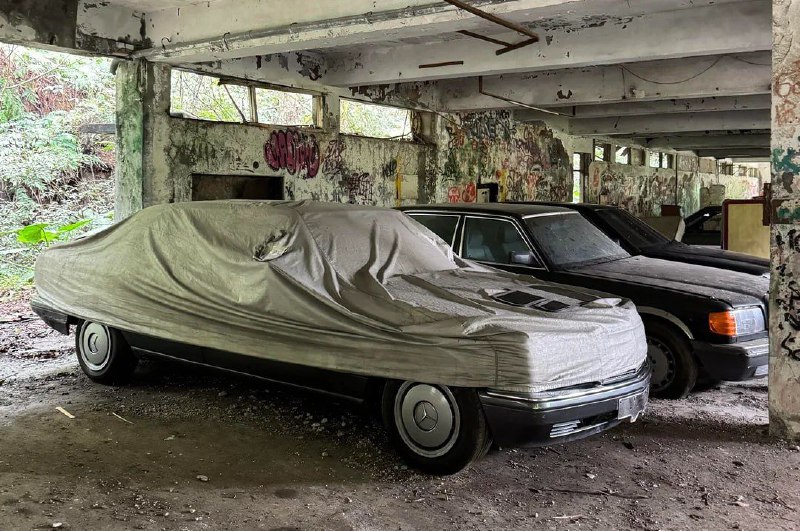 На Тайване обнаружена заброшенная коллекция автомобилей Mercedes-Benz 5