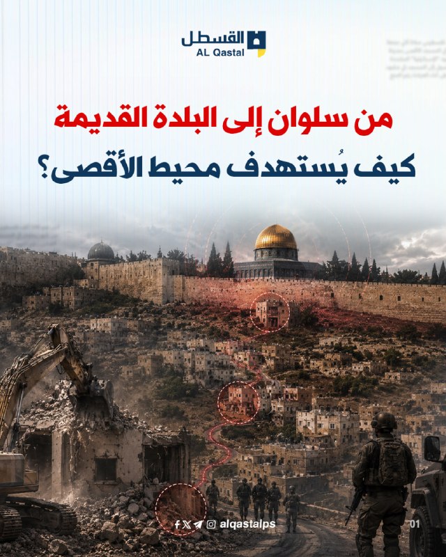 الاحتلال يستهدف الأقصى من سلوان والبلدة القديمة