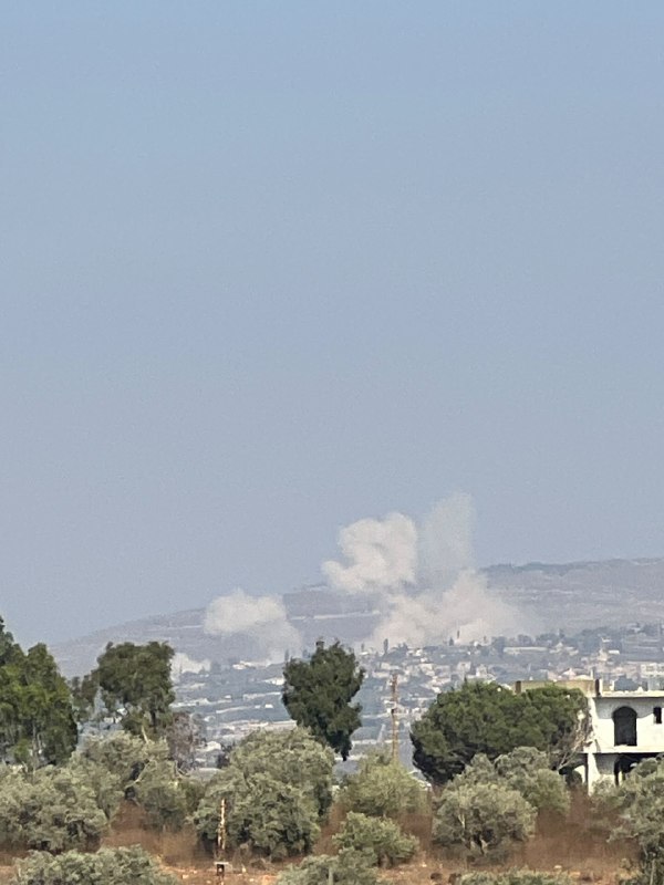 דחוף: הכיבוש מבצע סדרת פיצוצים בעיירה טייבה, דרומית ללבנון.