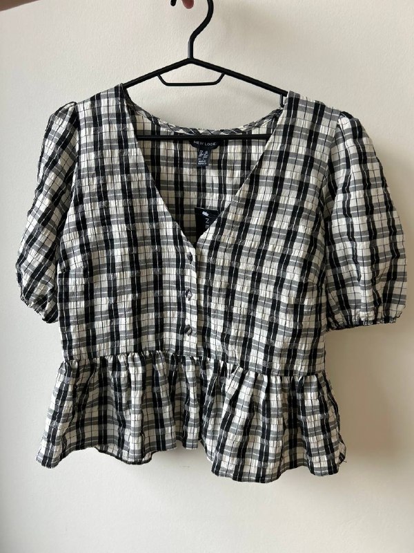 ♟️новая с этикеткой укороченная блуза new look — фото 1