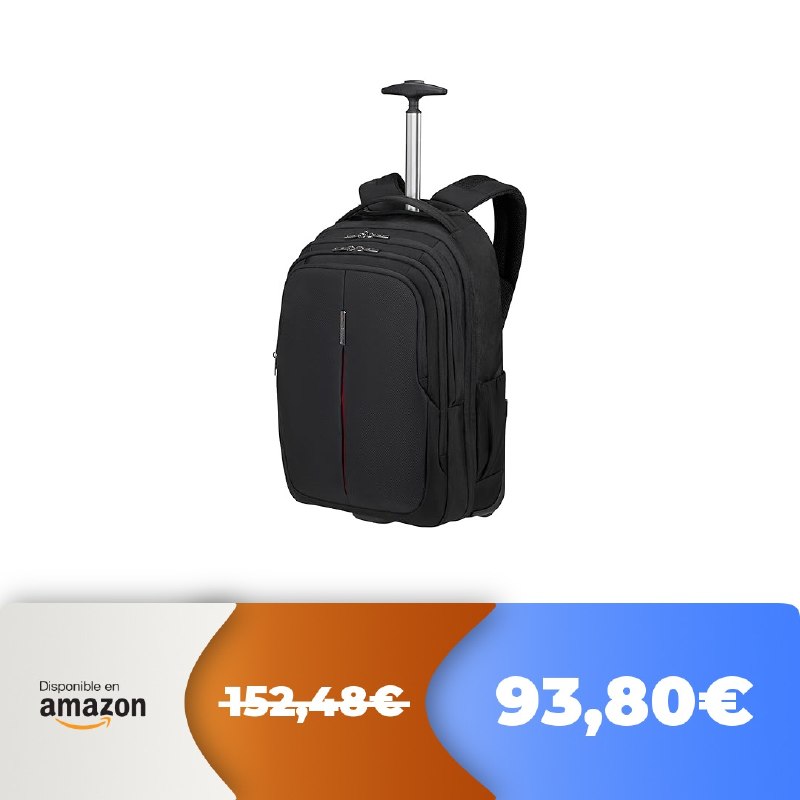 🔥 Samsonite GUARDIT 3.0 Mochila 15.6" 29 L Negro  🤯 -48%! MEGAprecio! ¡Mínimo hi