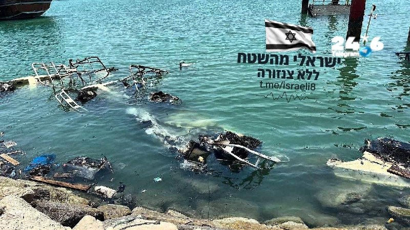 תיעודים: סירות קרב איראניות פורקו לאחר תקיפות ארה"ב אמש