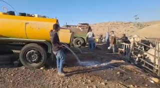 مستوطنون يُفرّغون خزانات مياه فلسطينيين في الأغوار الشمالية