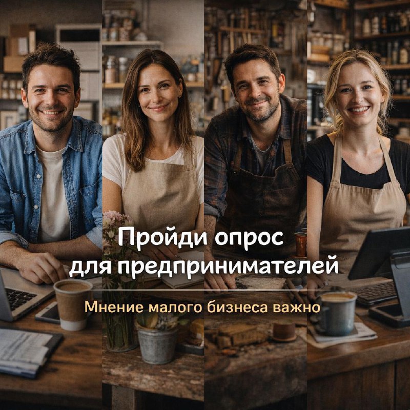 📢 Продолжается опрос среди представителей бизнеса фото