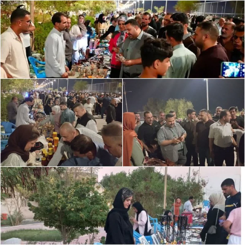 آفتاب ایلام: 🔴پنجاهمین حضور صنعتگران ایلامی در بازار شهر کوت عراق🔹شریفی مدیرکل میراث فرهنگی، گردشگری و صنایع‌دستی استان ایلام از برگز
