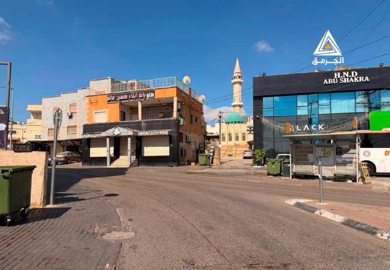 שביתה מקיפה בכפר מנדא בפנים הכבושים במחאה על מוות הירי של הצעיר איברהים מנדלאווי.