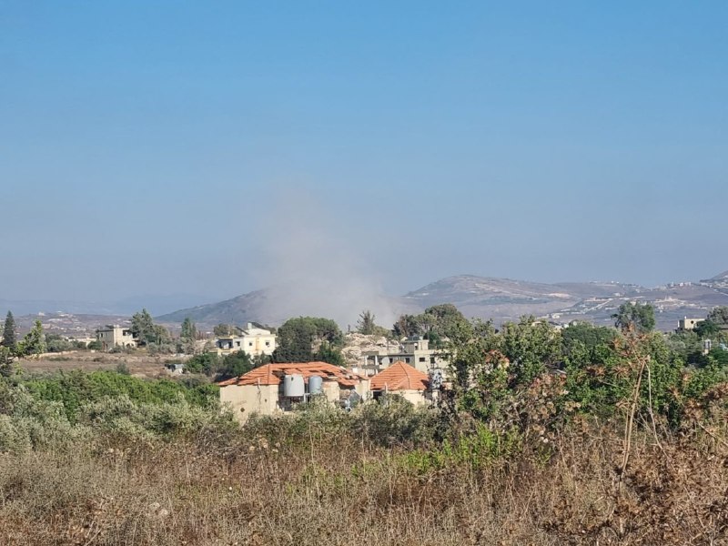 🚨הפצצות ישראליות בסביבת בית הקברות של העיירה זאותר במזרח