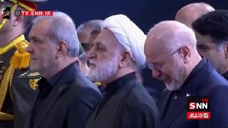 לפי דיווח איראני, פזשכיאן אמר: "המנהיג היקר שלנו עמד בעוצמה מול כל המעצמות והגן על עצמאותה ושחרורה של איראן…